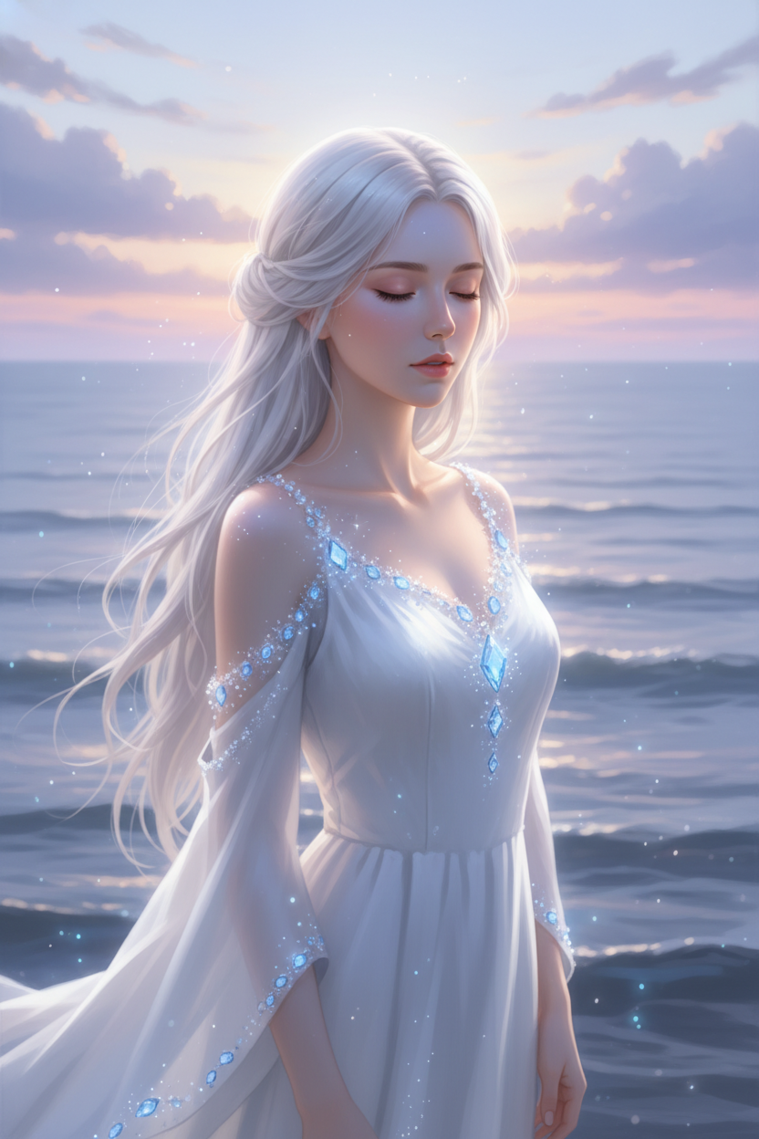 A cinematic waist-up portrait of