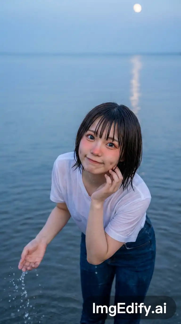 {
  "prompt": "专业高清摄影写真，18岁东亚美女，