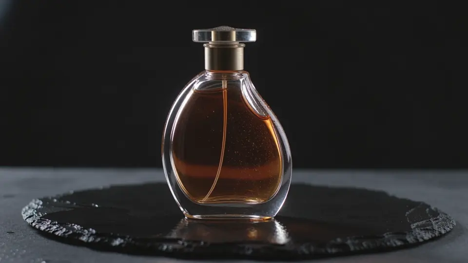 Amber glass reveal, generated with Kling 2.6